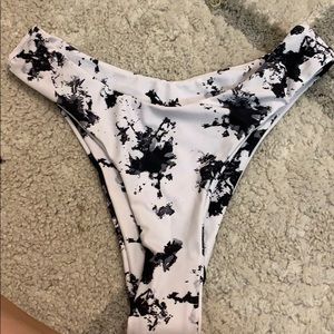 Shein tie dye bikini bottoms
